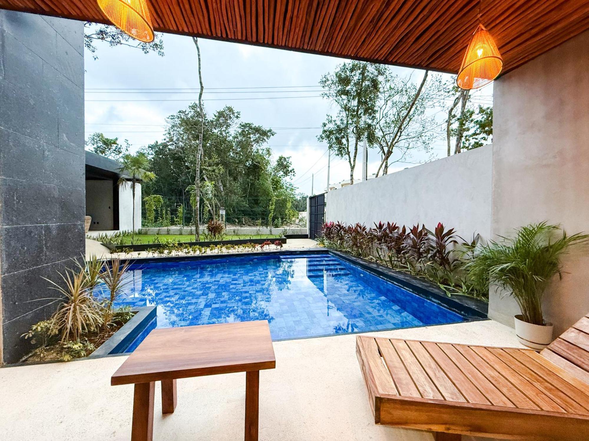 New Swim-up King Bed Wifi Apartamento Tulum